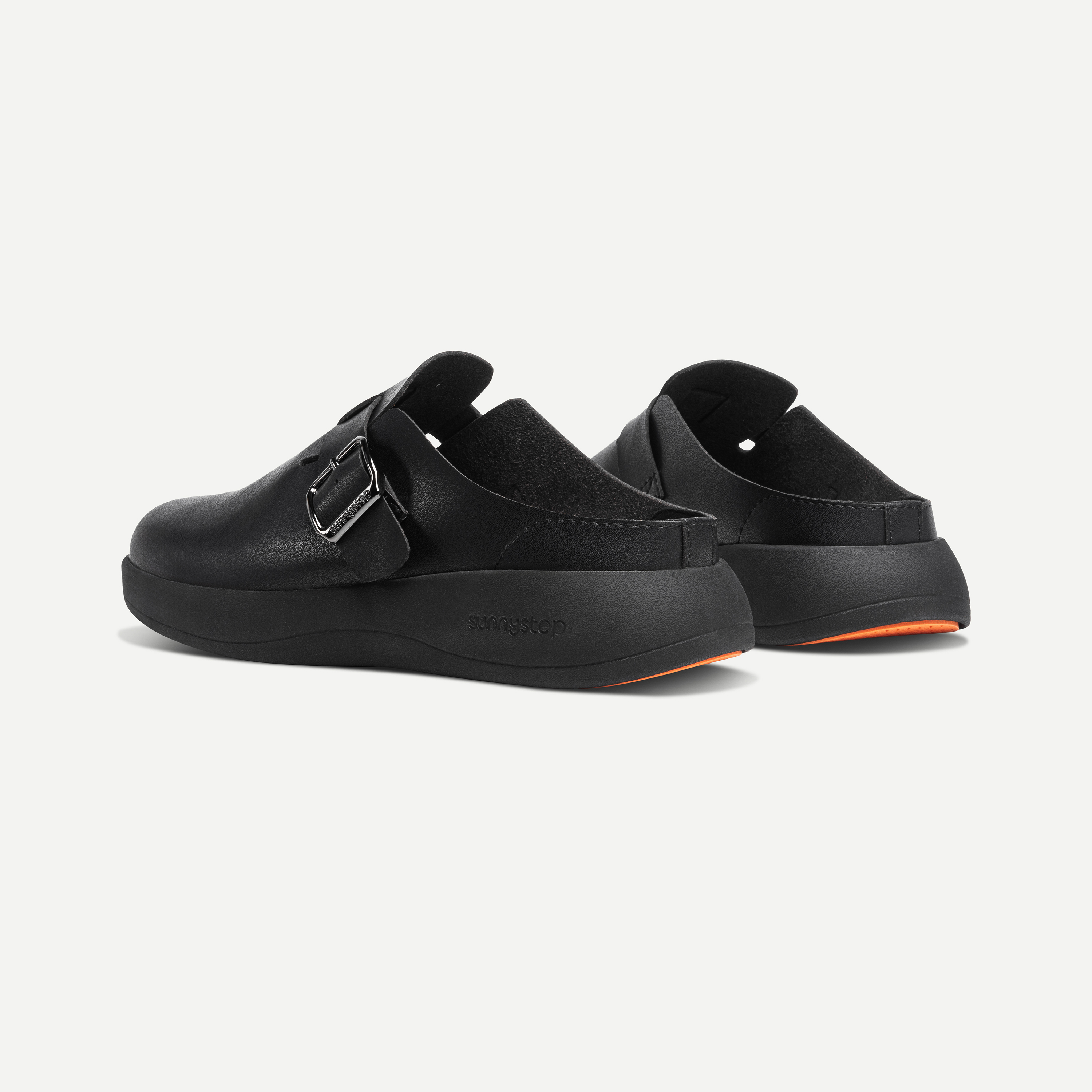 Balance Buckle Mules