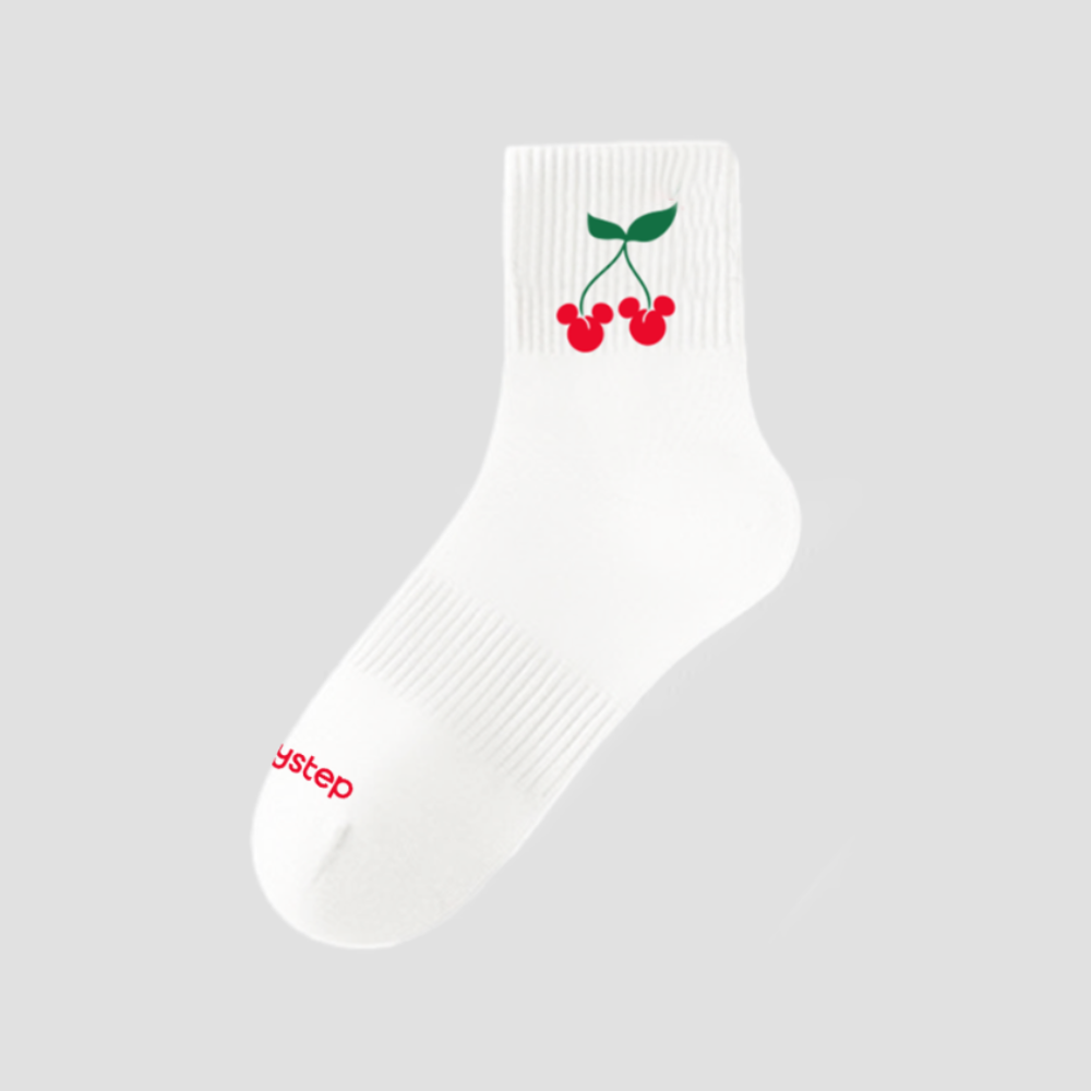Everyday Ease Socks Mickey Cherry