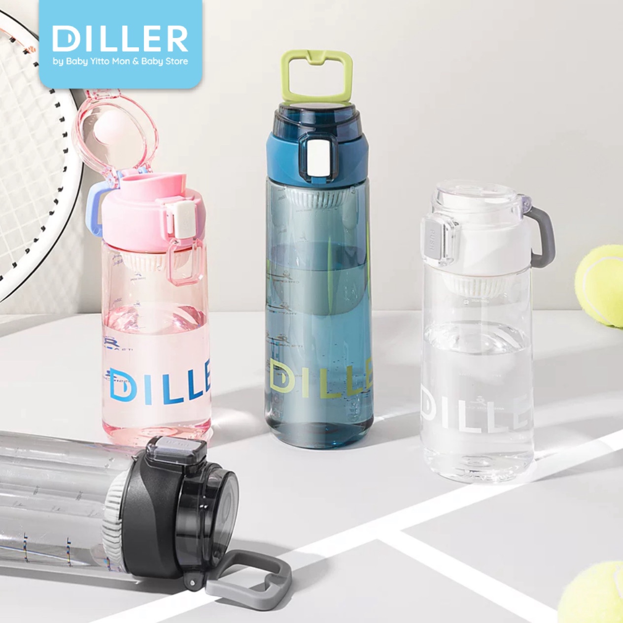 Diller Direct Drink Tritan Water Bottle 730ml （D2402)