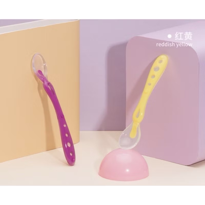 Hogokids宝宝硅胶辅食汤匙套组【Hogokids Baby Silicone Spoon】
