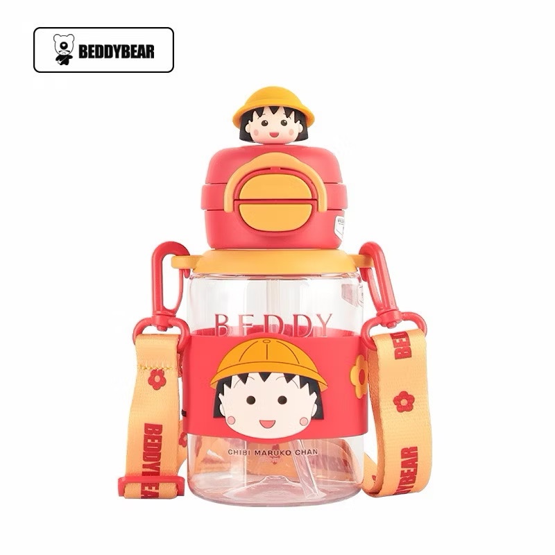 Beddybear Tritan Dual Use Water Bottle with Strap 680ml