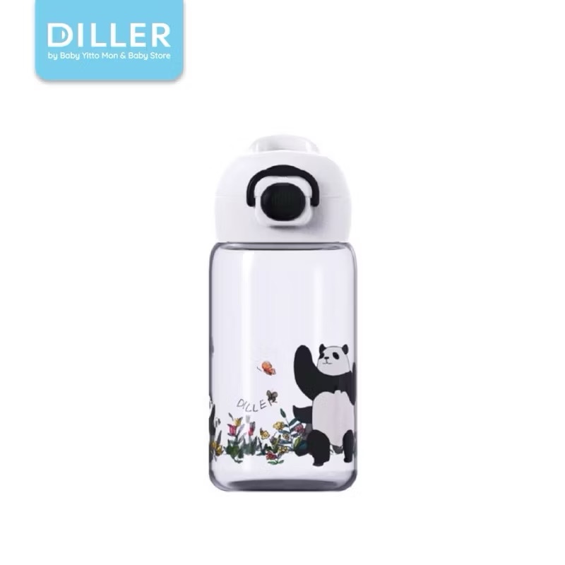 Diller [Panda Series] Tritan Direct Drink Water Bottle 530ml (D2440)