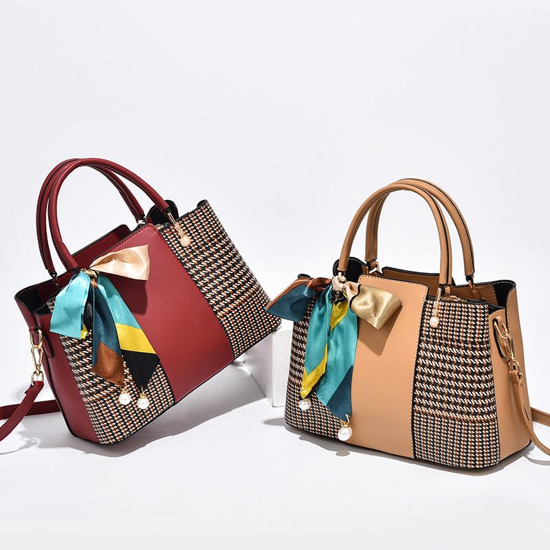 Stitching Fashion Large-capacity Bag - dianpubaba