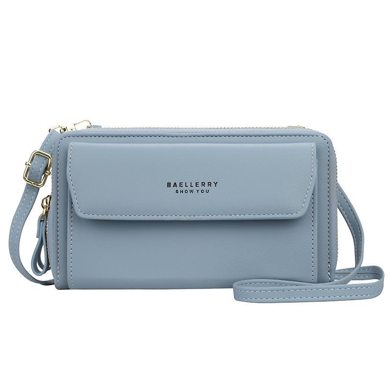Women 12 Card Slots Large Capacity Phone Bag Crossbody Bag - dianpubaba