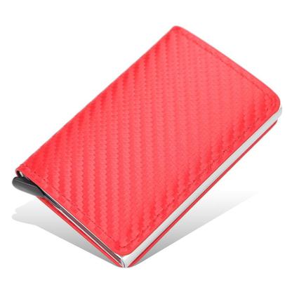 Automatic card-style solid color wallet - dianpubaba
