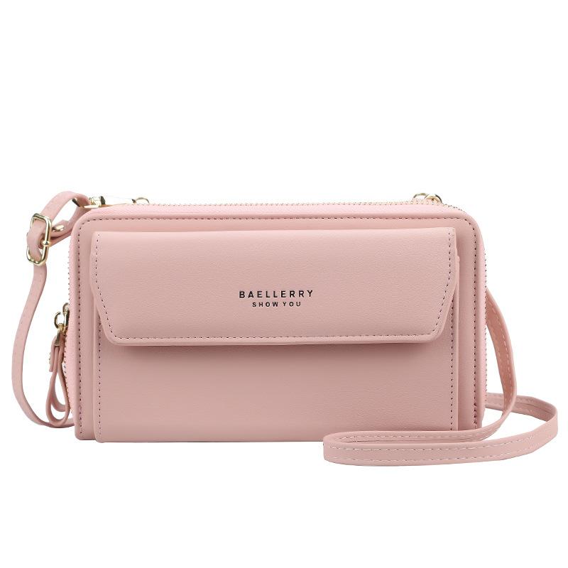 Women 12 Card Slots Large Capacity Phone Bag Crossbody Bag - dianpubaba