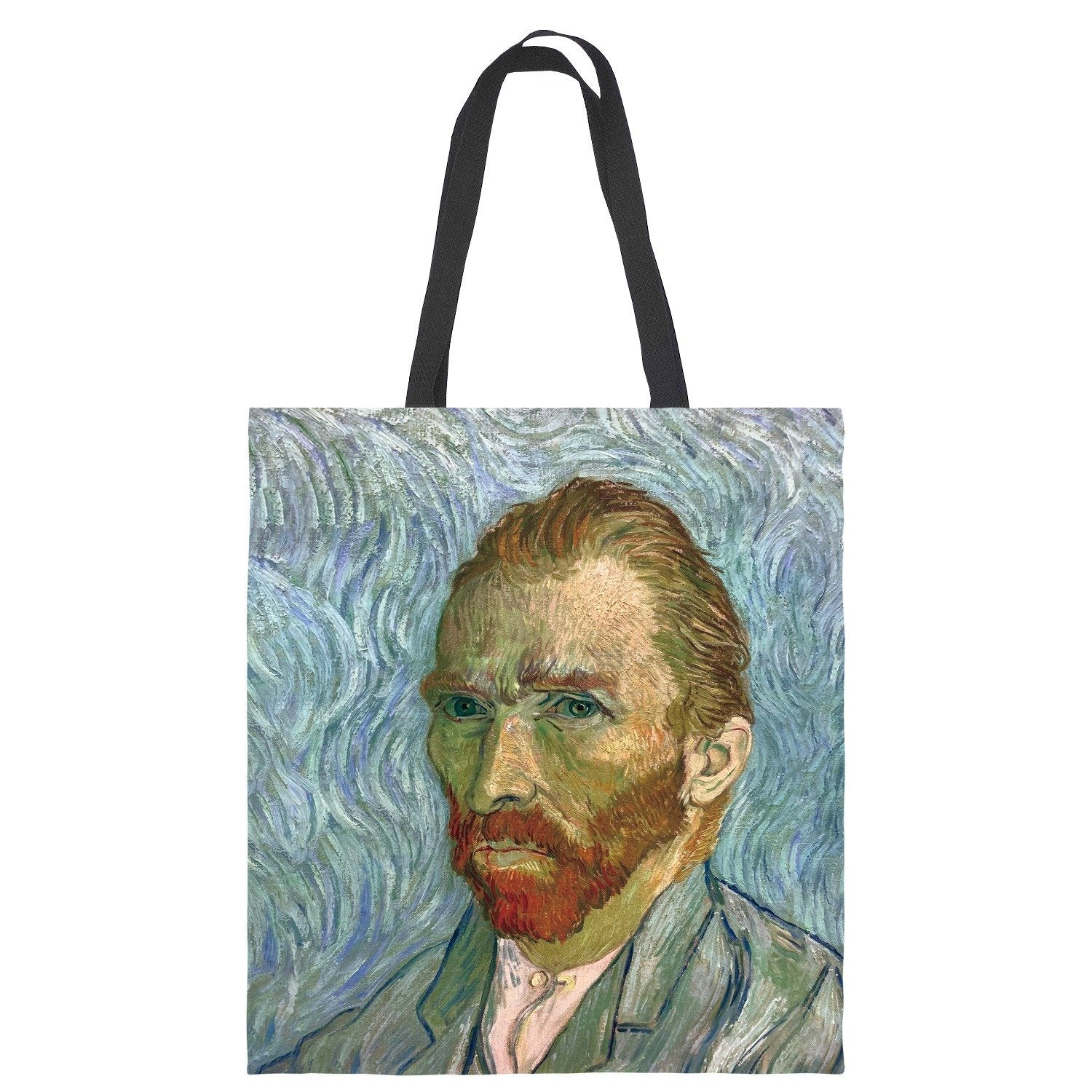 Van Gogh starry sky canvas tote bag - dianpubaba