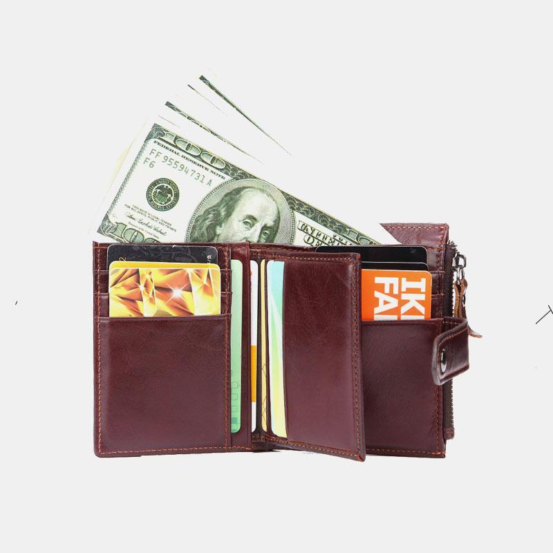 Genuine Leather Multifunctional  Wallet - dianpubaba