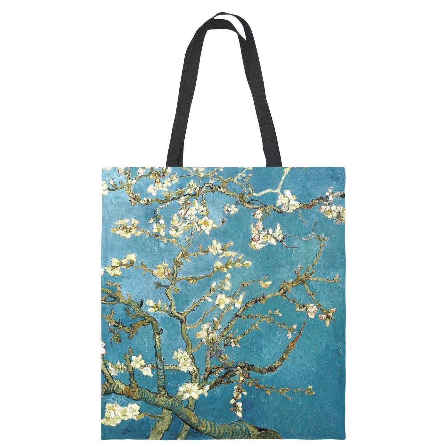 Van Gogh starry sky canvas tote bag - dianpubaba