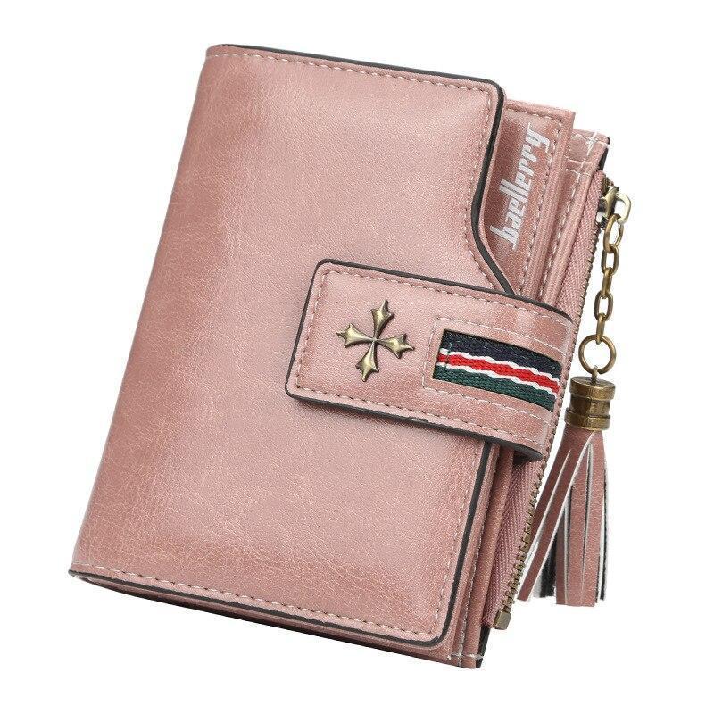 Women Oil Wax Leather Small Wallet - dianpubaba