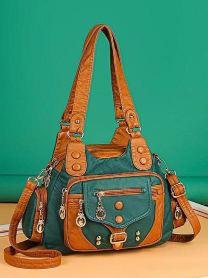 Vintage Studded Utility Baggy Bag - dianpubaba