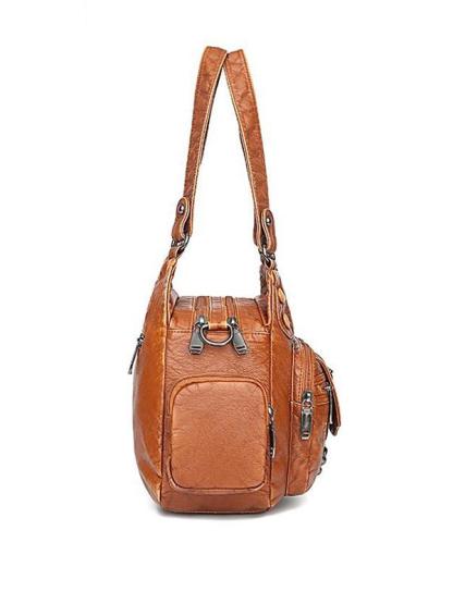 Vintage Studded Utility Baggy Bag - dianpubaba