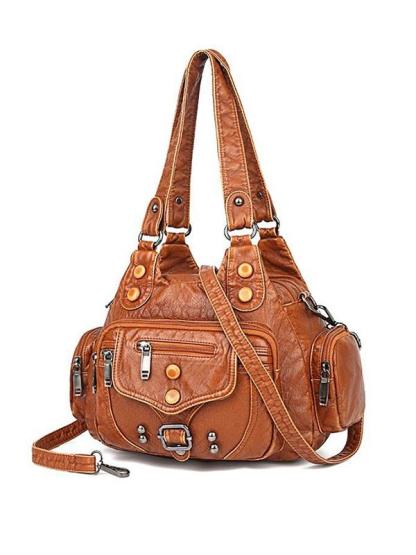 Vintage Studded Utility Baggy Bag - dianpubaba