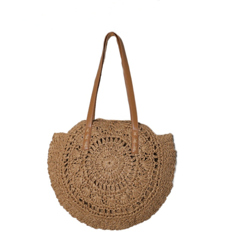 Ladies Bohemian Beach Vacation Large Capacity Shoulder Bag - dianpubaba