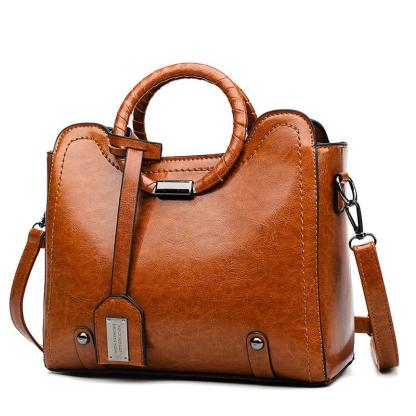 Fashionable oilskin versatile women's single shoulder diagonal women's bag - dianpubaba