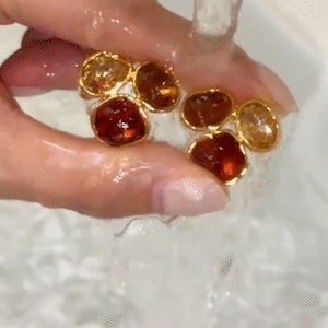 高級感咖色美拉德風耳環