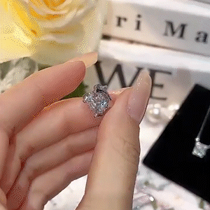 貓爪莫桑鑽一克拉項錬