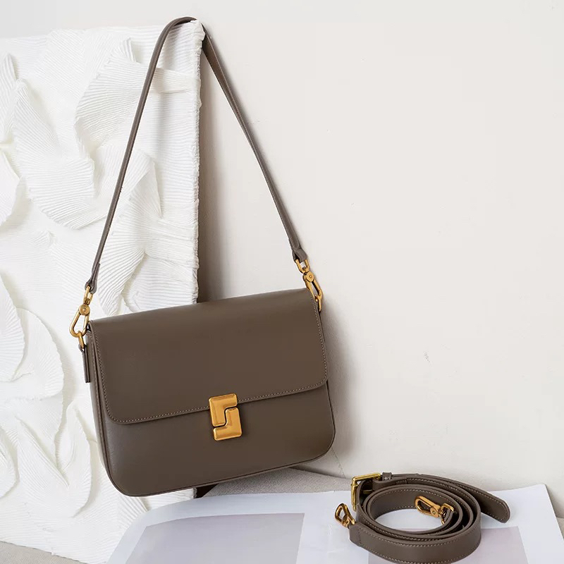 質感大容量上班實用斜挎包