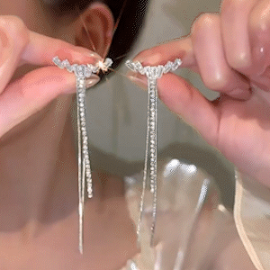 閃耀莫桑鑽氣質耳環