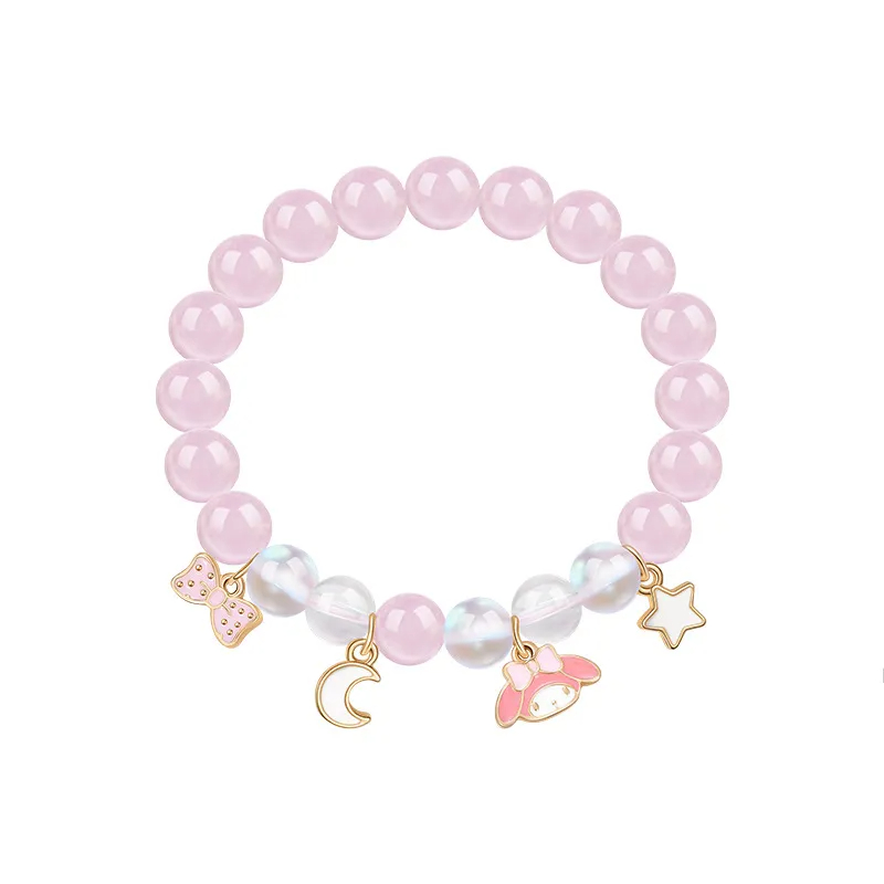 三麗鷗玉桂狗水晶手串 穩定情緒, 舒緩壓力 增加正能量