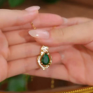 綠色方糖水晶耳環耳扣耳環