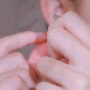 平安順逆 麥穗鋯石耳環