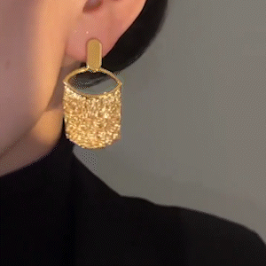 精緻復古金色流蘇耳環