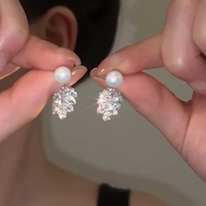 輕奢麥穗流蘇珍珠耳環