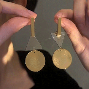 不規則輕奢流蘇耳環