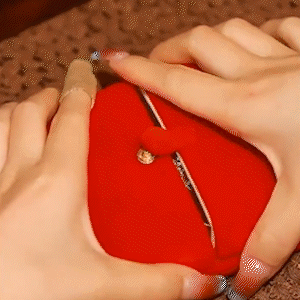 超閃樹葉高級感髮夾