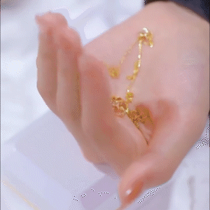 轉運珠滿鑽葫蘆項鍊