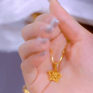 金色幸運星輕奢項錬