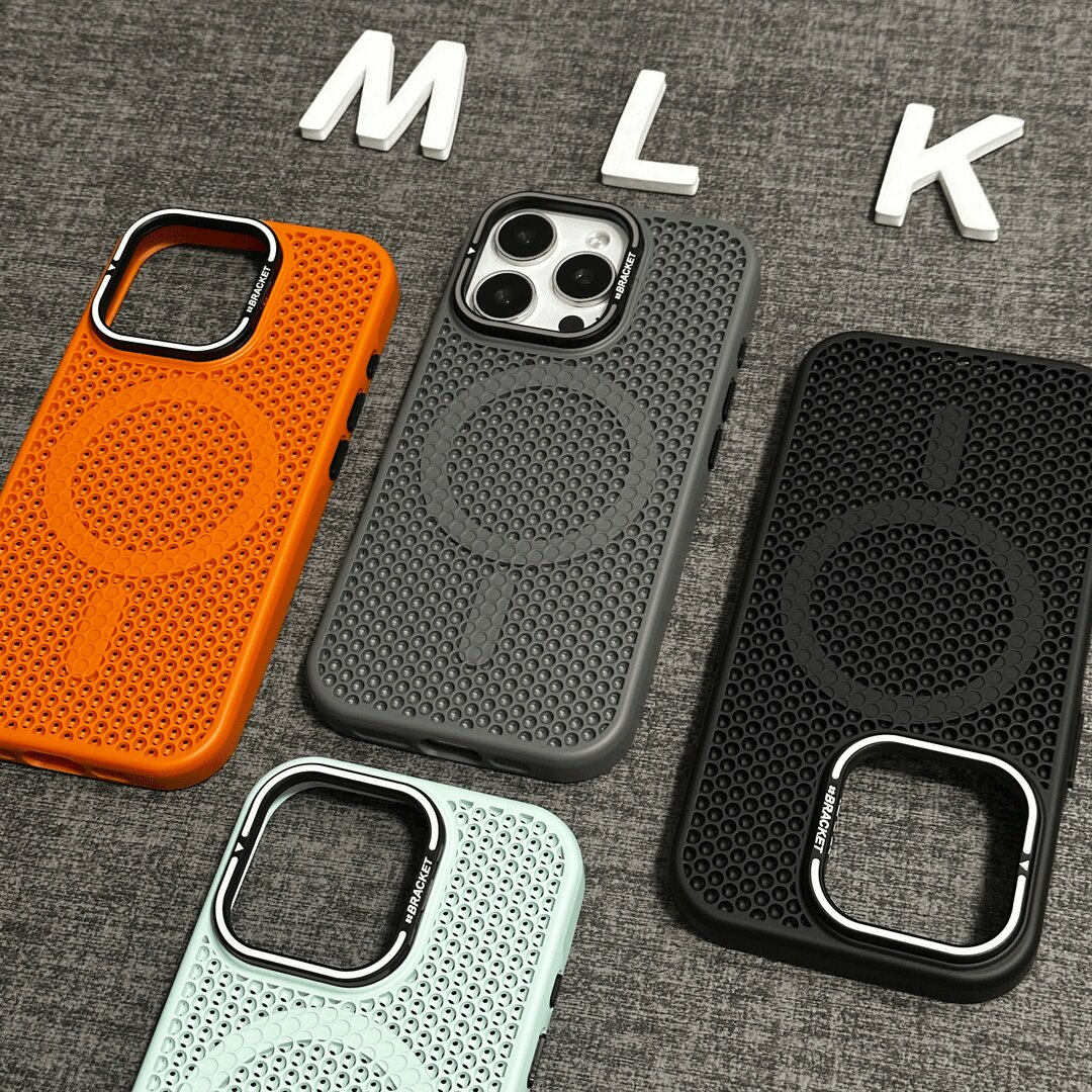 MagSafe磁吸蜂窩散熱防摔保護殼