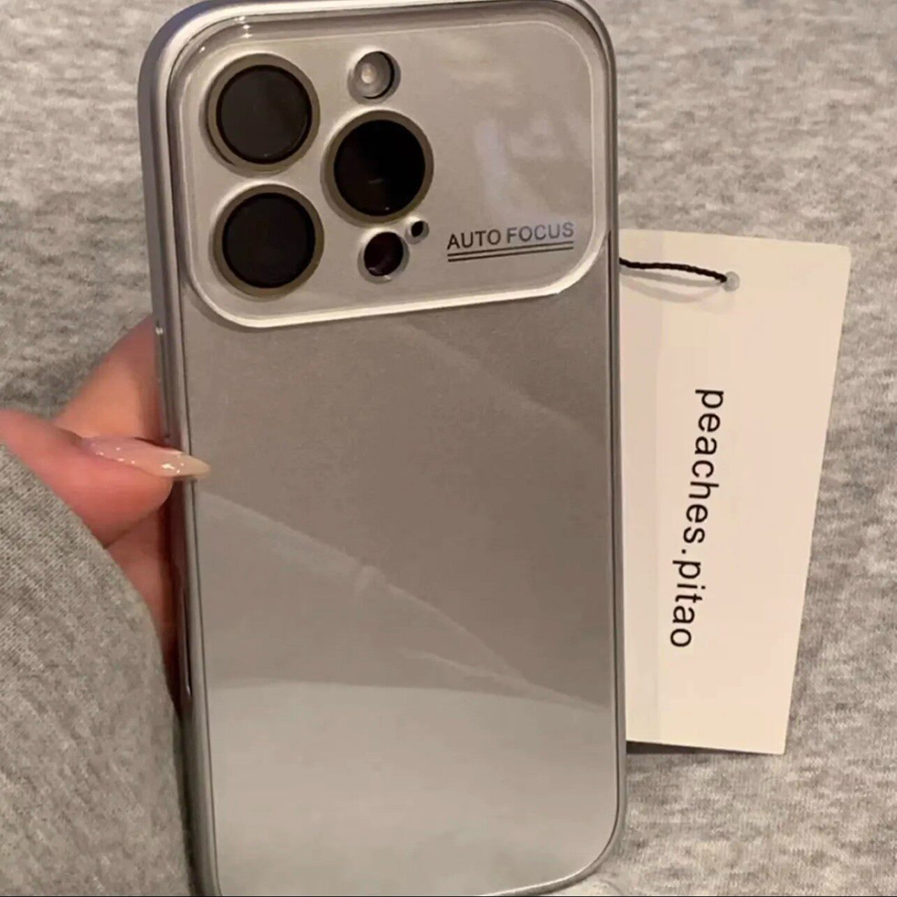 ins高級大視窗玻璃殼ipone保護殼