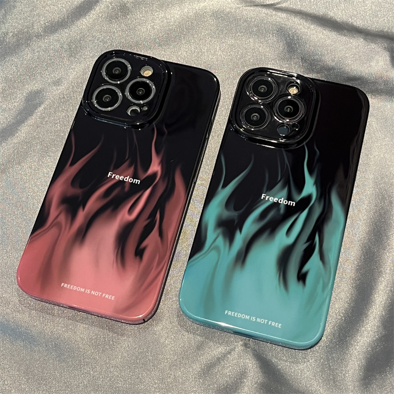 潮酷火焰防摔蘋果保護殼