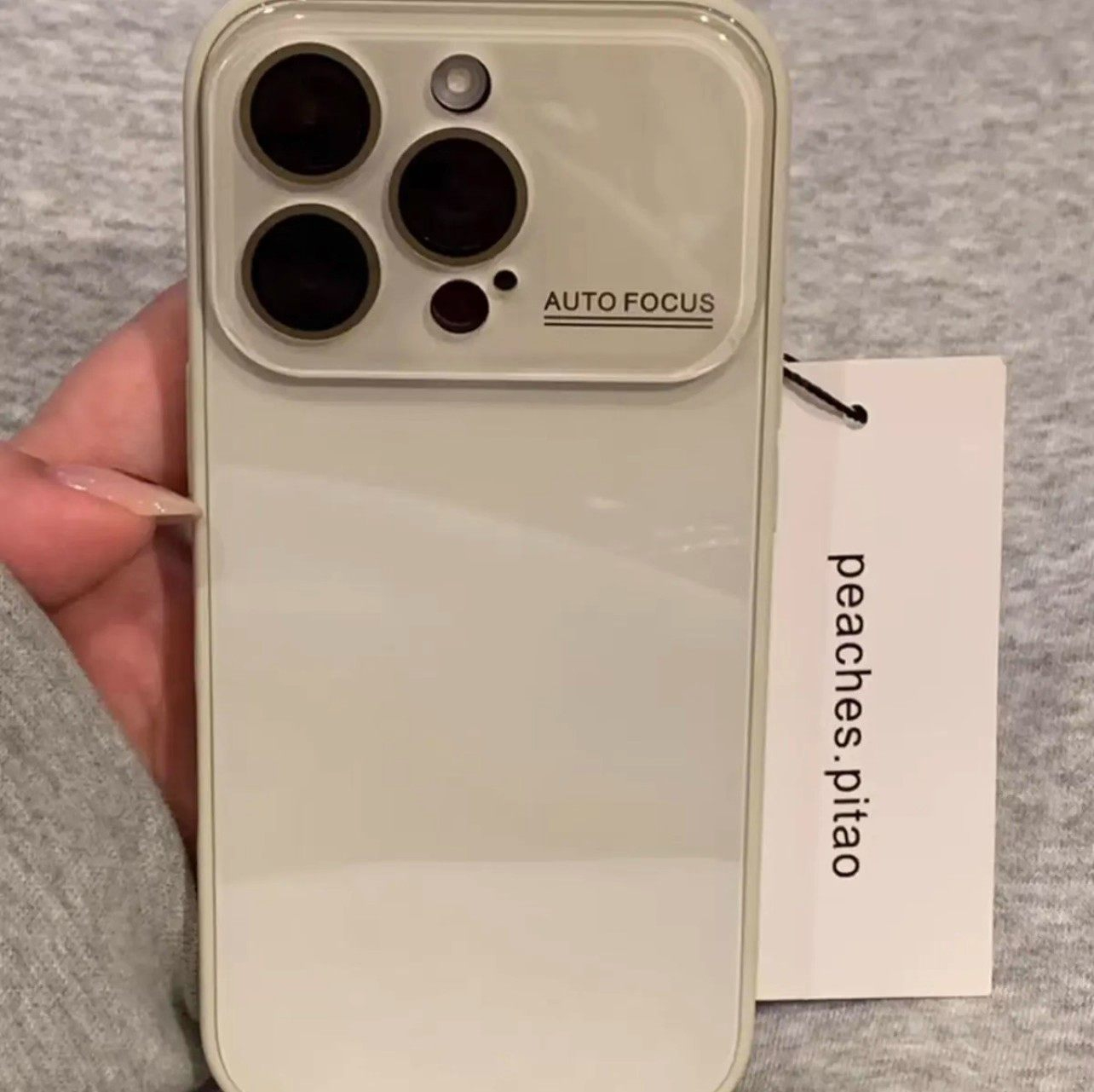 ins高級大視窗玻璃殼ipone保護殼