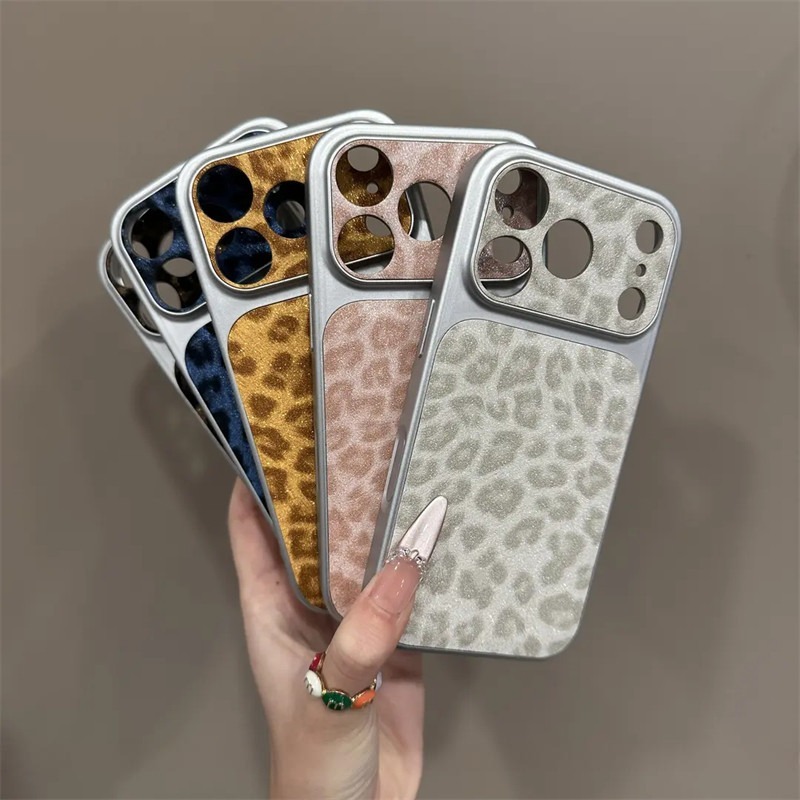 新款復古辣妹豹紋iphone保護殼