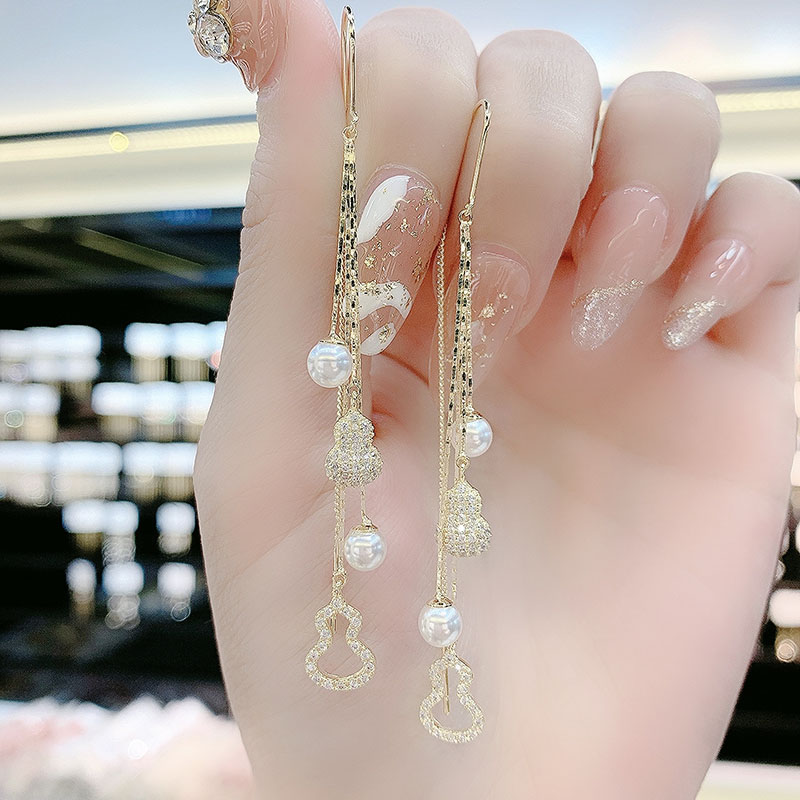 設計感葫蘆耳線耳環