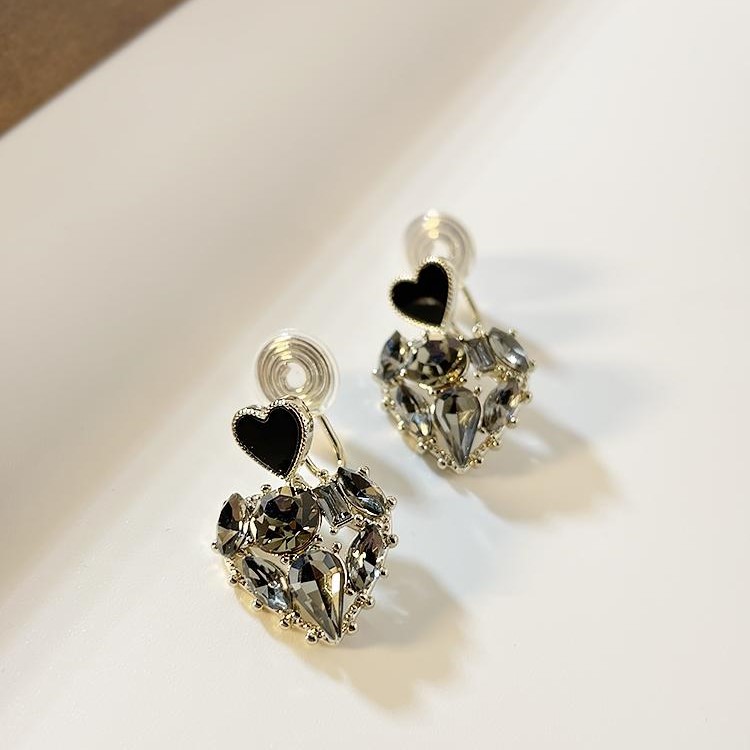 日韓愛心簡約復古耳環