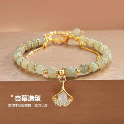 和田玉福氣串珠