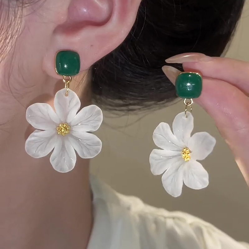 甜美花朵小清新耳環