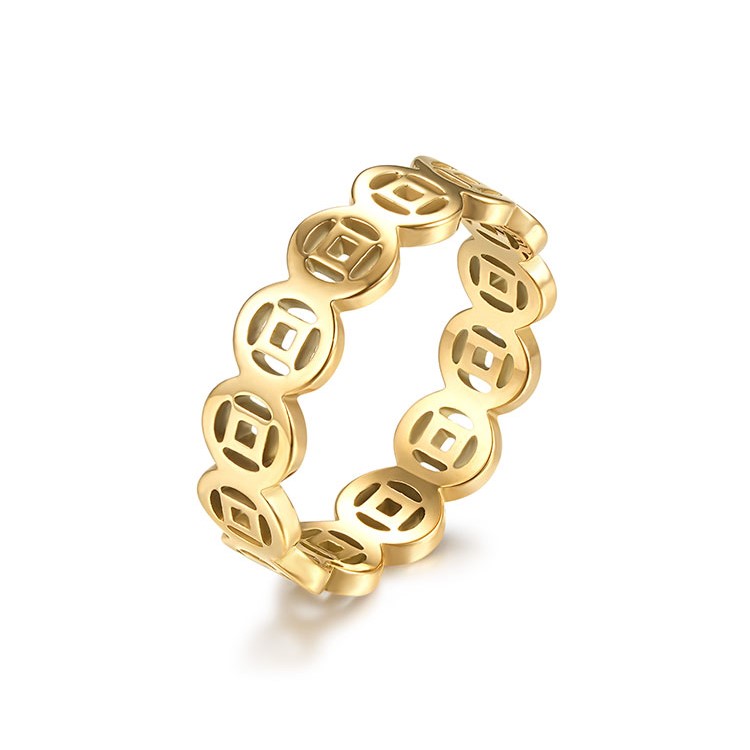 八方來財 錢多多銅錢戒指