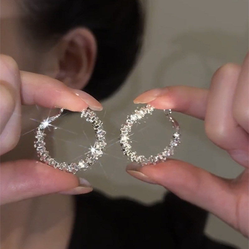 碎銀圈圈高級感耳環  