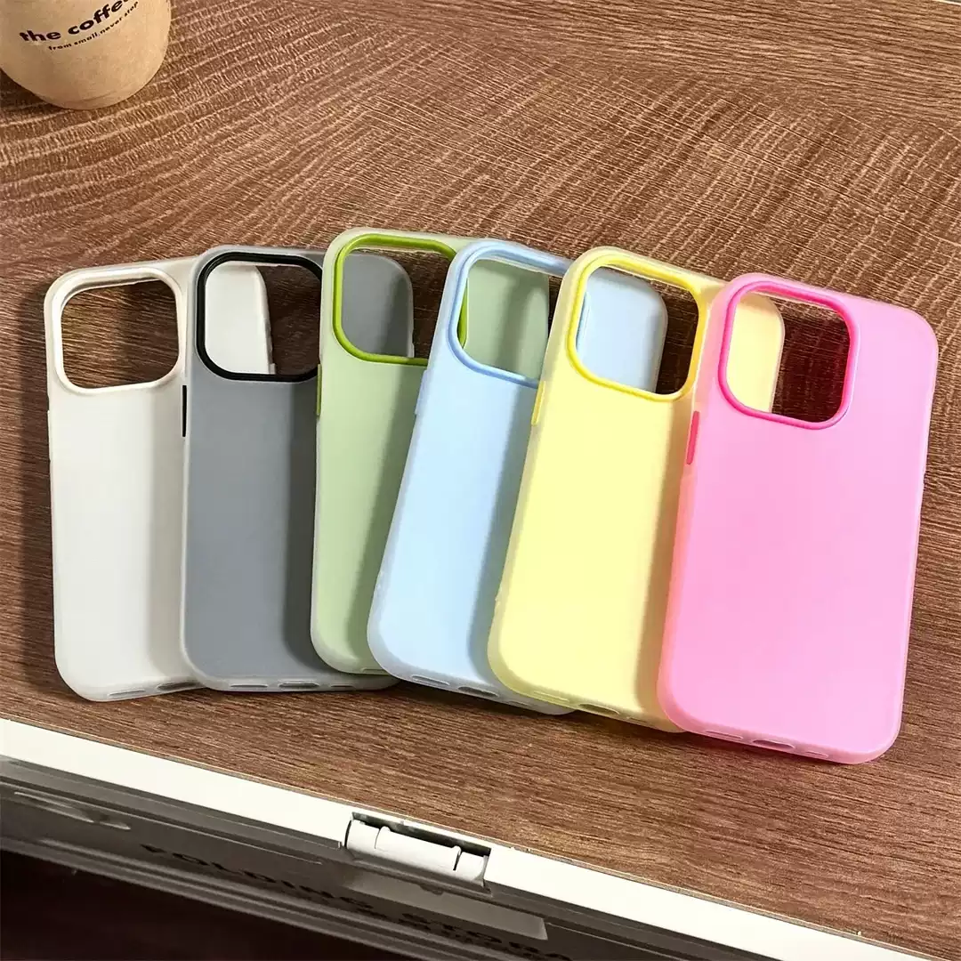 磨砂果凍二合一 蘋果iphone純色 多巴胺手機保護殼