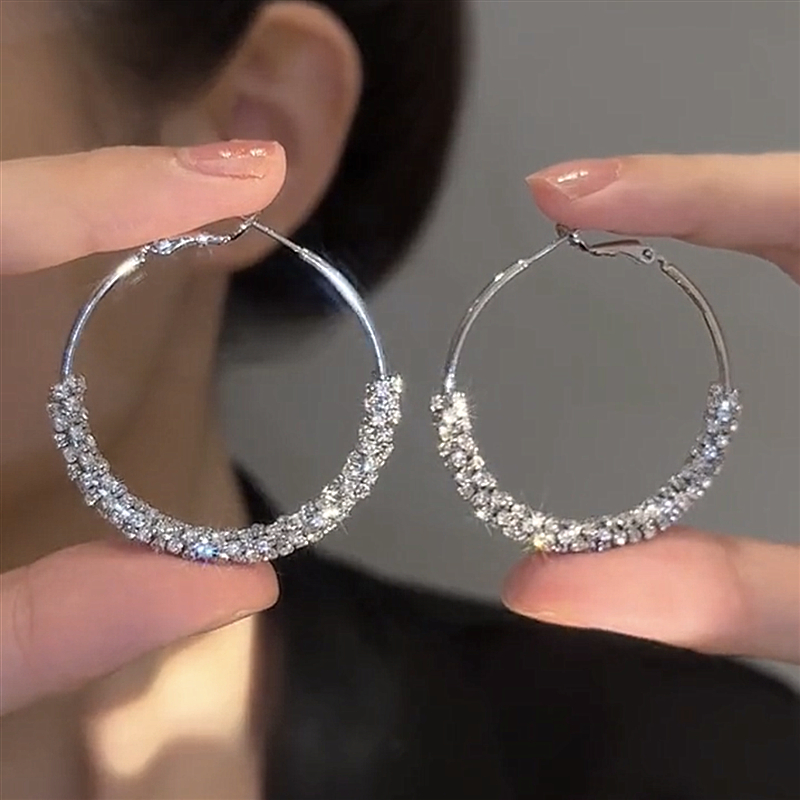 滿天星高級感圈圈耳環   