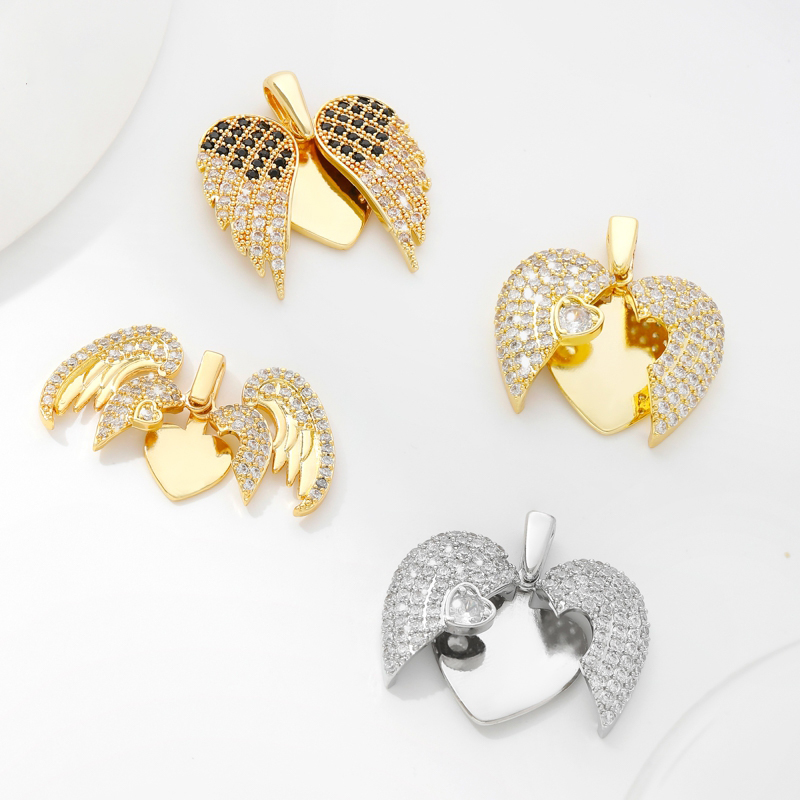 訂製款｜開合翅膀客製化愛心DIY項錬