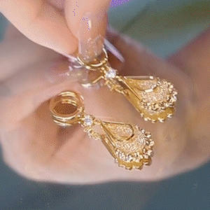 輕奢紫色水晶水滴耳環項錬