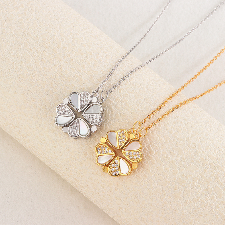 一款兩戴-四葉草項錬