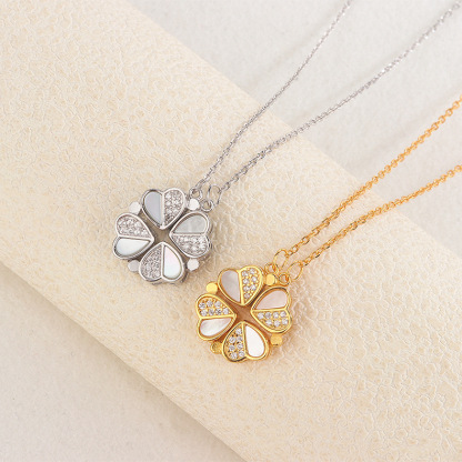 一款兩戴-四葉草項錬