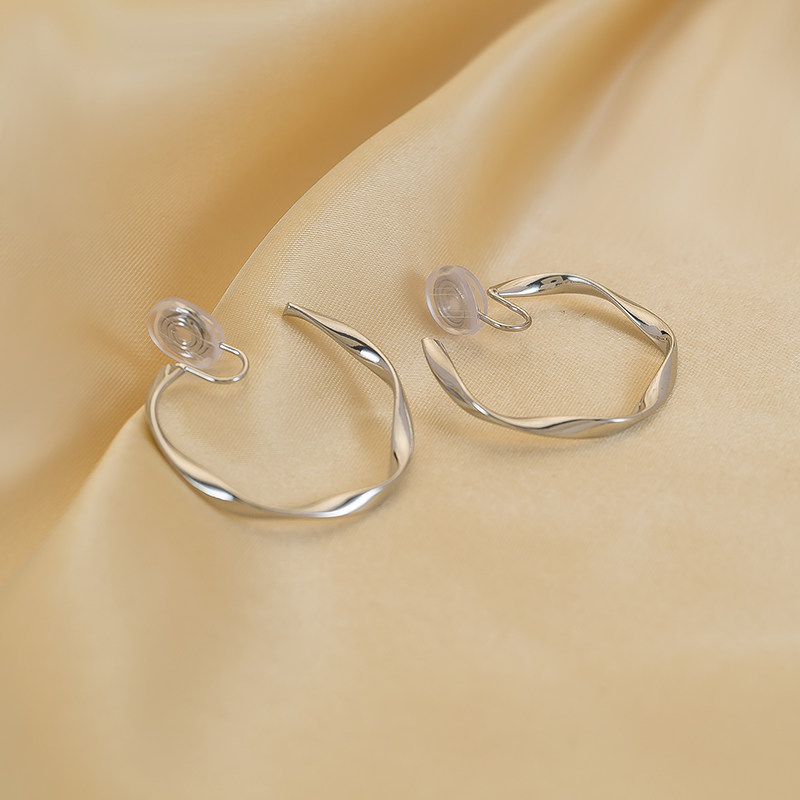 簡約個性扭曲耳圈耳飾